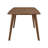 Cambel Rectangular Dining Table with Butterfly Leaf in Walnut