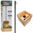 Jullisa Wood Planter Box with Extendable Metal Light Pole Set-934334675