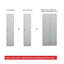 Casier BDS 30 x 50 cm 1 niveau (28117) - Unité principale (gris clair)