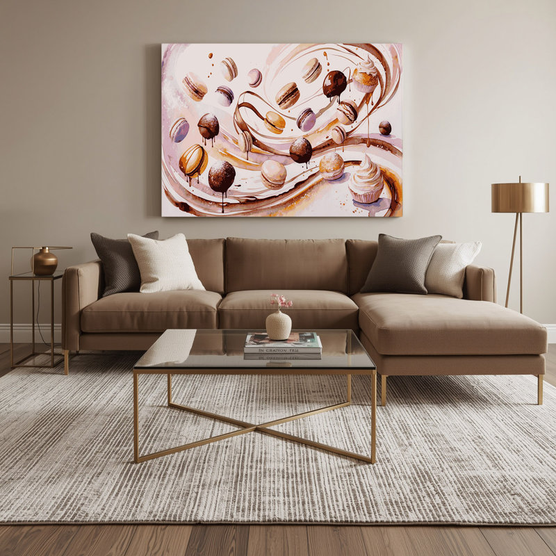 Art mural sur toile, Desserts, H 8 po x l 10 po