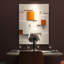 Art mural Mid-Century moderne en toile pour salon-504046264-504046267