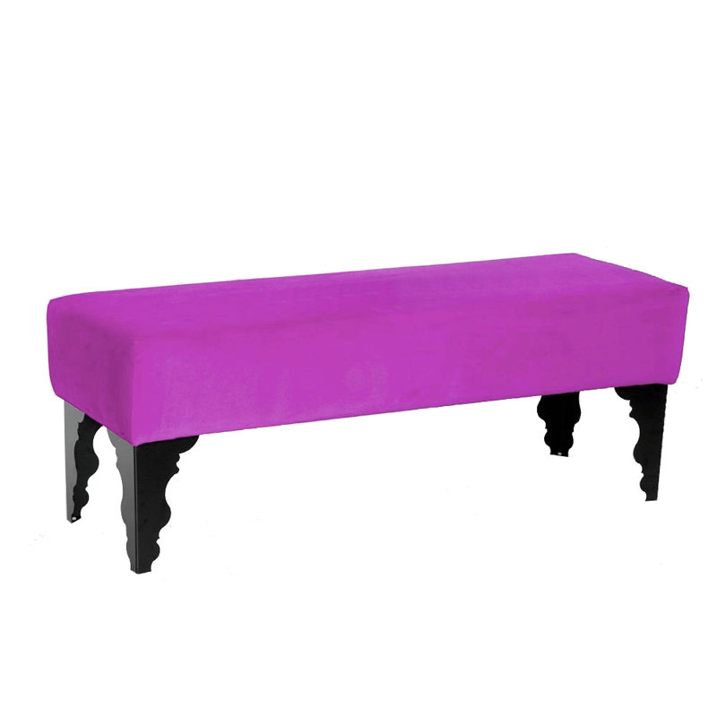 Artedeco Upholstered Bench, Violet