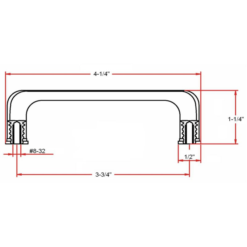 Park Avenue 3 3/4" Center to Center Arch Pull MultiPack, Oil Rubbed Bronze