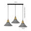 Latshaw 3-Light Kitchen Island Cone Pendant-1362734