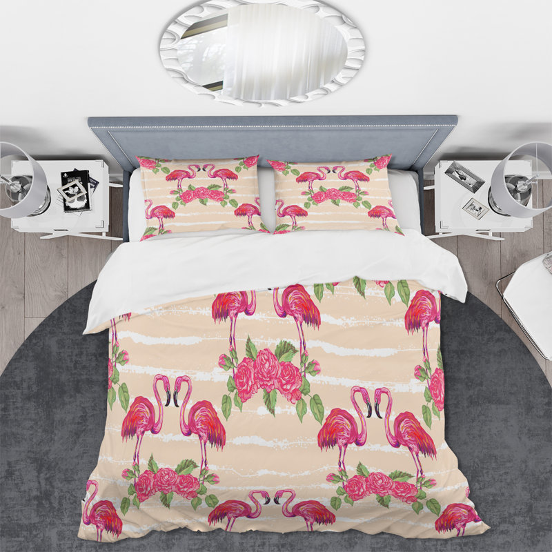 Ensemble de housse de couette en microfibre Prinville, Housse de couette grand + 2 taies décoratives sta