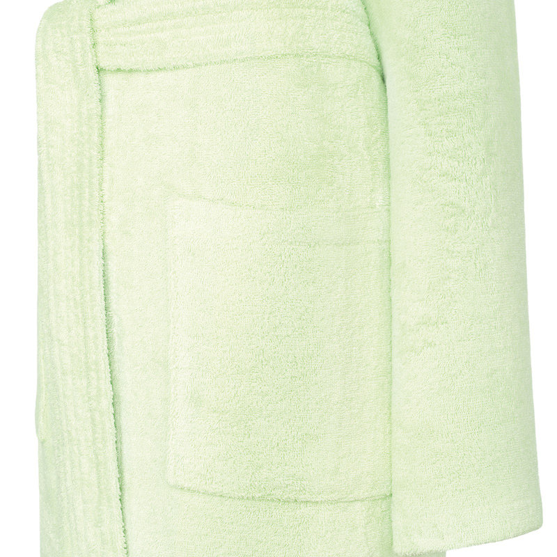 Edmund Cotton Blend Terry Cloth Bathrobe, Green, Extra Large