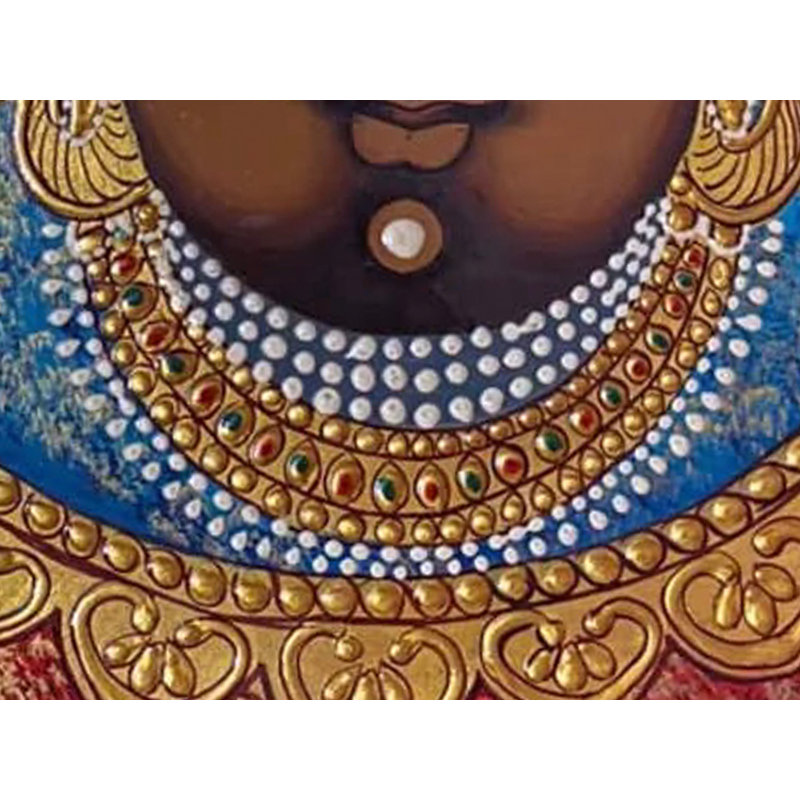 Shrinathji Mandala travail sur bois MDF | Par Jagriti Bhardwaj