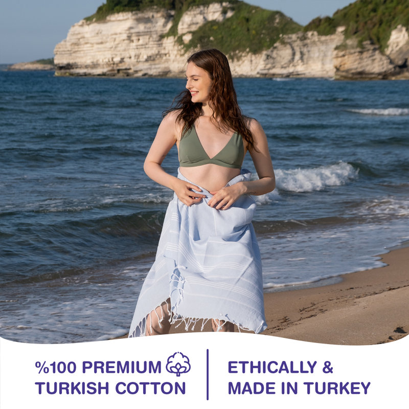 Ensemble de serviettes de plage Dayanara, Aquamarine