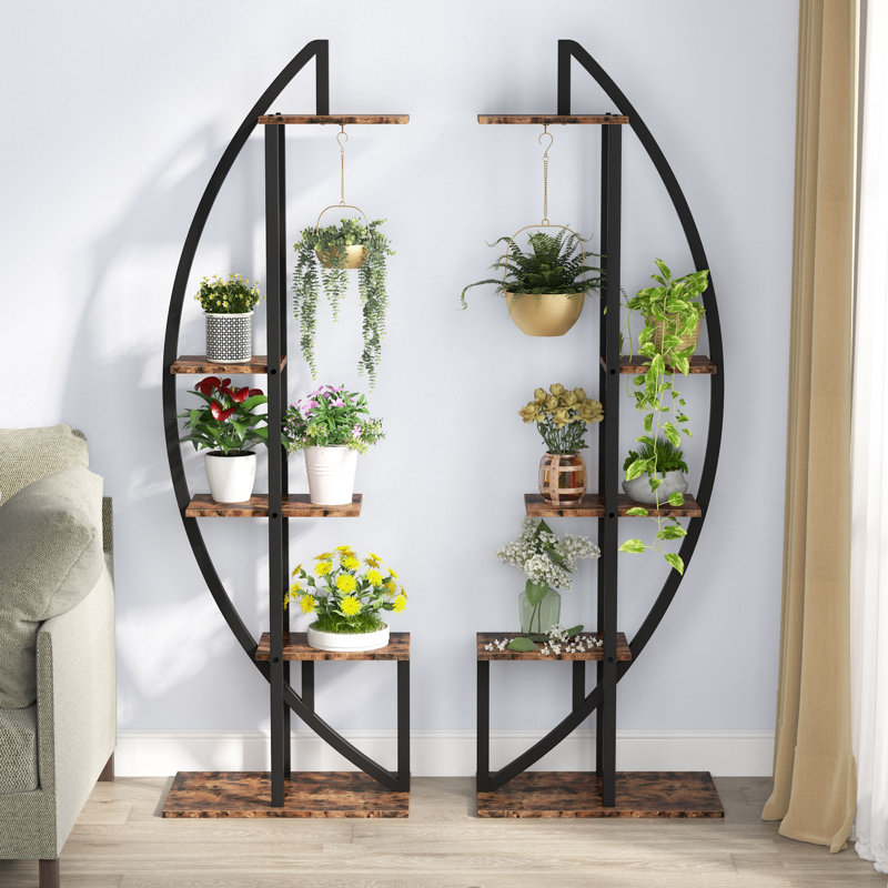 Support pour plante Ellamae, Brun