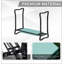 Tabouret de jardin pliable rembourré Outsunny
