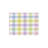 Pastel Gingham Pattern Tablecloth, 60 x 86，Rectangle for Indoor and Outdoor