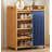 Multi Layer Bamboo Home Door Shoe Cabinet - Large Capacity Storage, Stable And Durable, Moisture-Proof Design