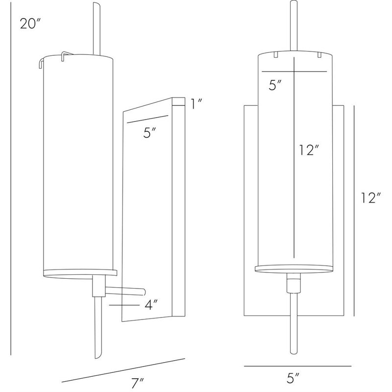 Stefan 1 - Light Armed Sconce