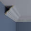 4 3/8"H x 4 3/8"P x 6 1/8"F x 94 1/2"L Loera Crown Moulding