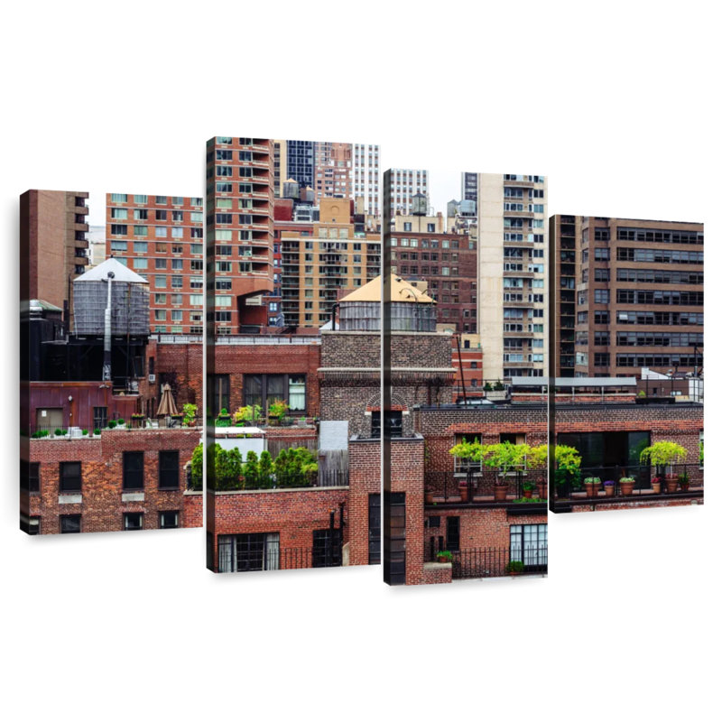 Lilie NYC Rooftop Garden, H 22 po x l 36 po