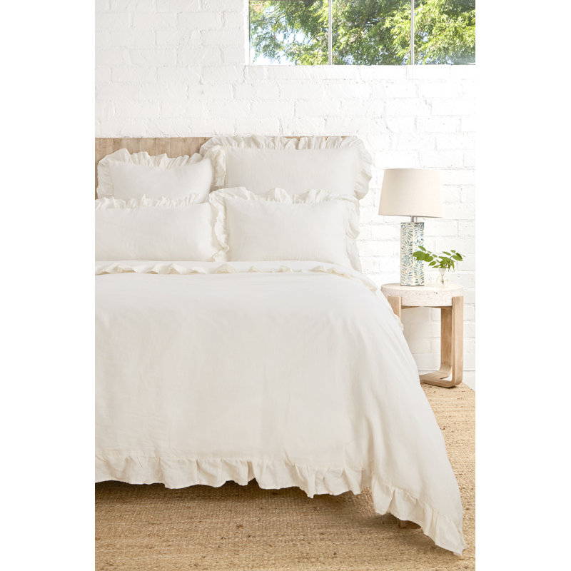 Taie décorative Charlie, Standard, Crème