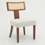 Ensemble de 2 chaises de salle à manger de style Mid-Century moderne, tables non incluses-1486810962