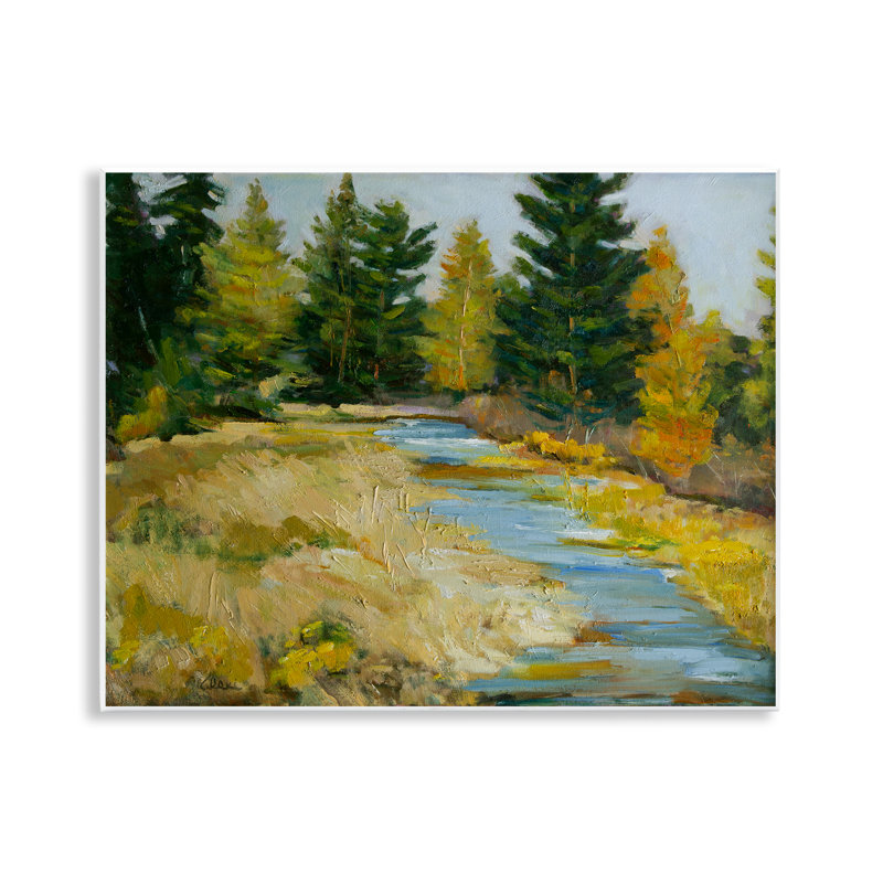 «A Fine Creekside Landscape» par Alexi Fine
