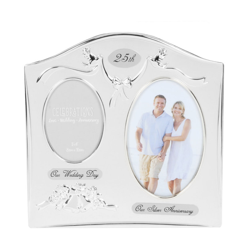 Silver Metal Silver Plated Picture Frame