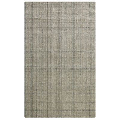 Hand Tufted Wool Plaid Indoor Rug