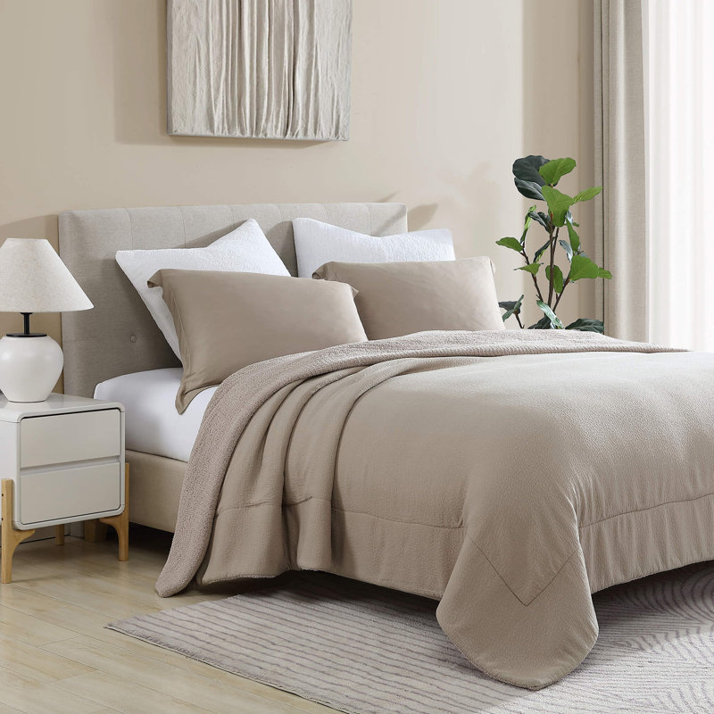 Pebble Snug Coverlet, Taupe, King Coverlet