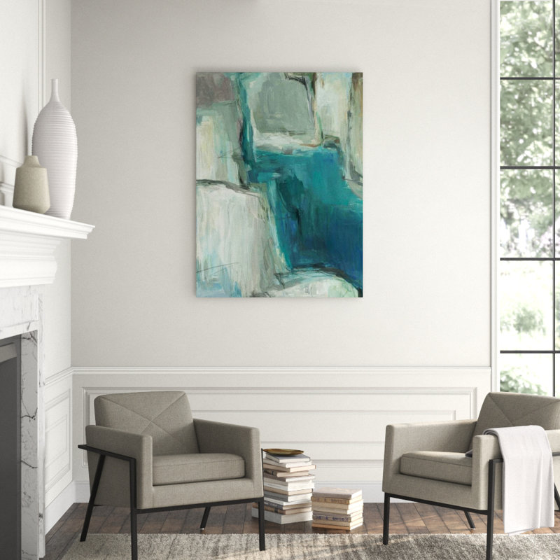 Urban II Painting by Elle Youngstrom, Image Brush Gel, 54" H x 40" W x 1.5" D