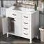Meuble-lavabo de 36 pouces avec lavabo, structure solide et panneau de fibres à densité moyenne-86038295