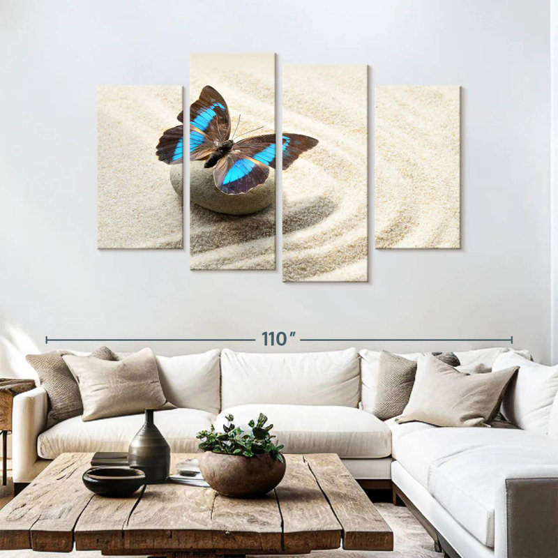 Brampt Blissful Butterfly, 54"H x 84"W