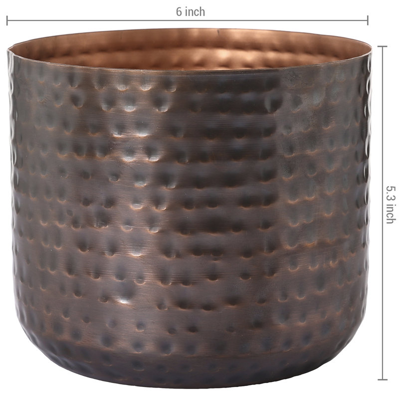 Handmade Metal Pot Planter