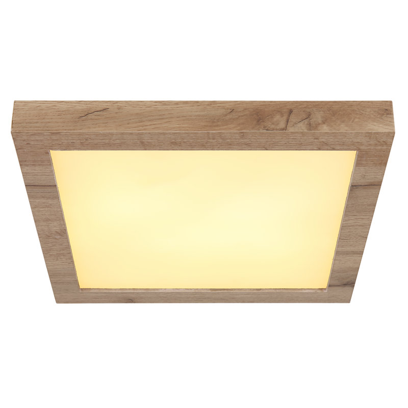 Straughter Manufactured Wood LED Flush Mount