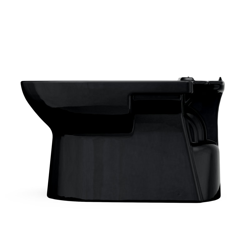 TOTO Glaston WASHLET+ Elongated Skirted Toilet Bowl with CEFIONTECT, Cotton White - CT472CUFGT40#01, Ebony