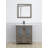 Brescia 30" Single Sink Freestanding Bathroom Vanity with Ceramic Top and Matching Mirror-1418267423