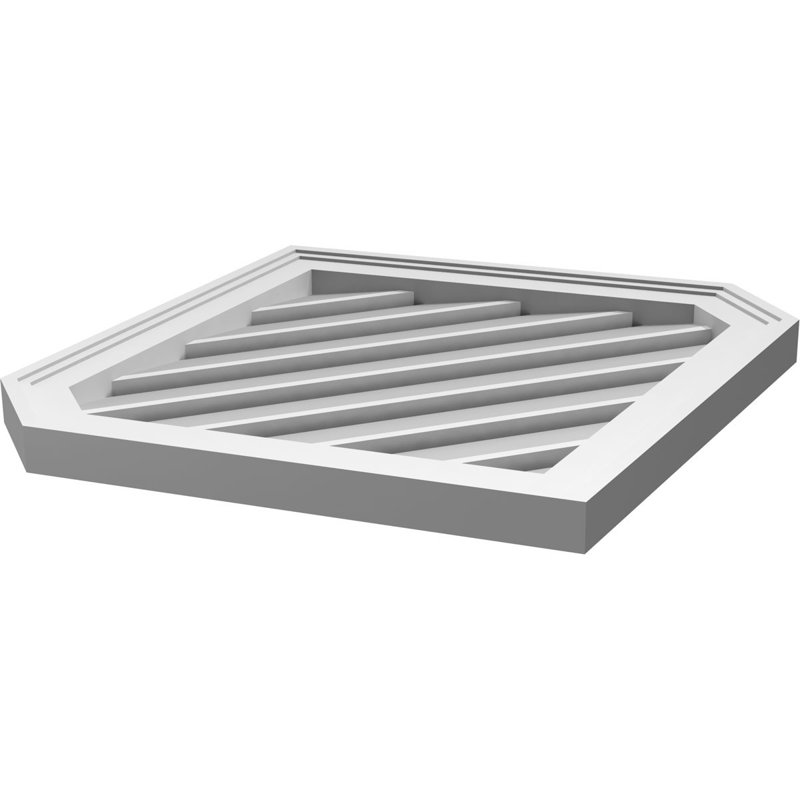 Pente verticale verticale en uréthane Signature, H 26 po x l 26 po x P 1,5 po