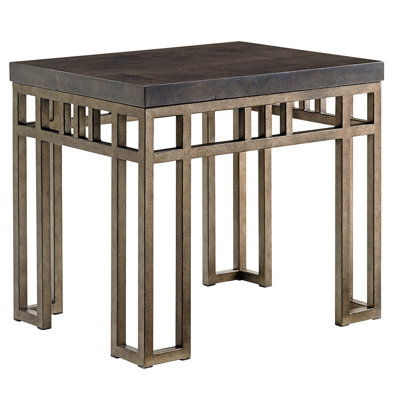 Cypress Point Montera Travertine End Table