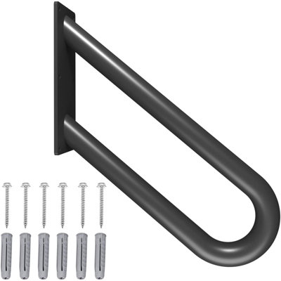 Rampes à main pour marches extérieures Rampe d'escalier Rail intérieur en métal robuste antidérapant 1-3