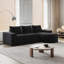 Canapé modulaire en tissu chenille, aucun assemblage requis-1993746844