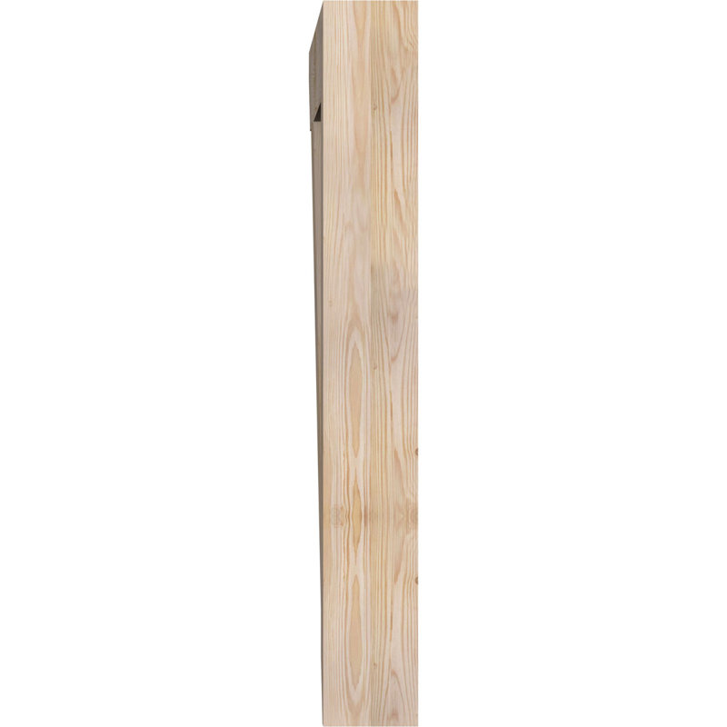 H 5.5'' W D Wood Bracket / Corbel, Douglas Fir, 42" H x 5.5" W x 38" D
