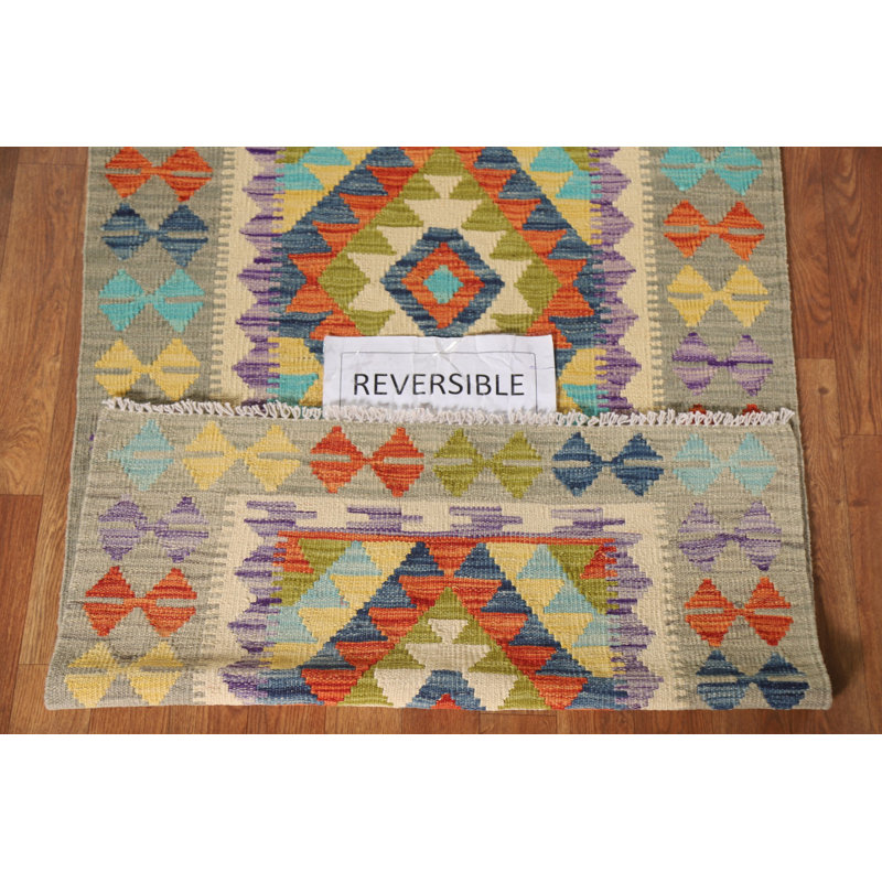 Multolor Kilim Oriental Accent Rug 3x4