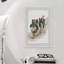 Llamas In A Row - Single Picture Frame Painting-1521424830