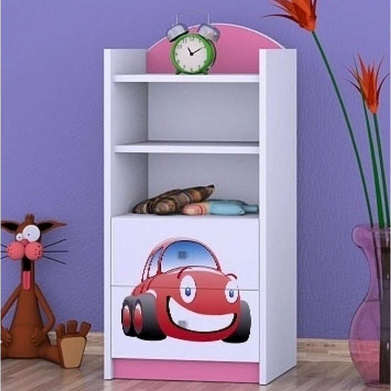 Gunner 96cm H X 45cm W Transportation Kids Cube, Pink