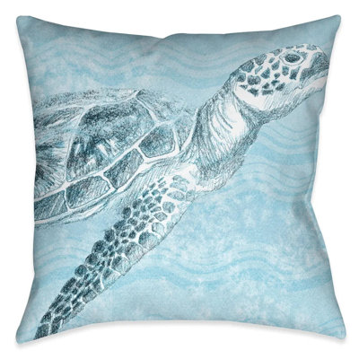 Ocean Wave Throw Pillow