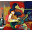 Chanteuse by Tadeo Zavaleta - Single Picture Frame Painting on Canvas