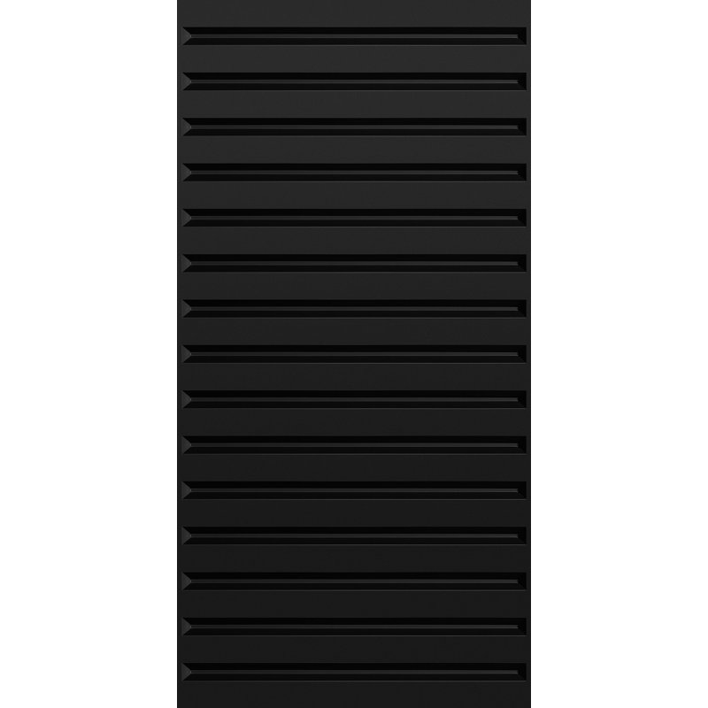 48'' L x 24'' W Rigid Vinyl Drop-In Ceiling Tile, Black