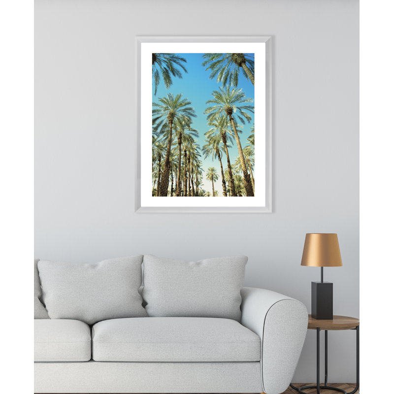 Beverly Hills Palms - Print on Wood