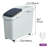 Balconera 11.4 Gallons Rectangle Plastic Food Storage Container