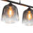 3-light Gradient Glass Dimmable Kitchen Island Pendant