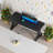 Integrated Charging & LED Gaming Desk with Monitor Stand, 180 Inch Melamine Desktop-1923535447
