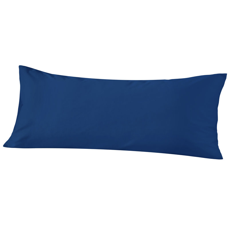 Housse de coussin en coton de qualité égyptienne, taie d'oreiller en satin de coton à densité de tissage 500 fils avec fermeture à enveloppe, 20 x 54 pouces - NTBAY
