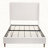 Harper Tall Headboard Upholstered Bed / 54" High Headboard / Elegant Simplicity / No Box Spring Needed / Easy Assembly / Textured Ivory Canvas-75899899