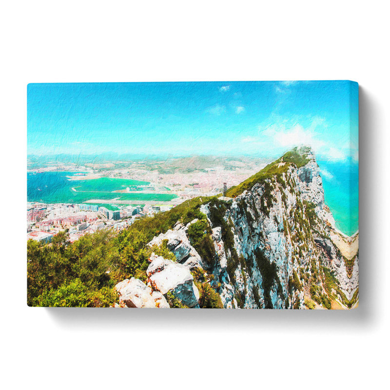 Rock of Gibraltar Skyline - Wrapped Canvas, 50.8 cm H x 76.2 cm W